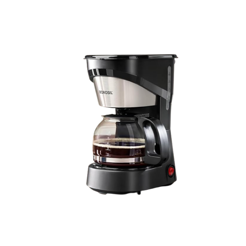 Borosil Brew Pro Drip Coffee Machine (600ml, 6 Cups)