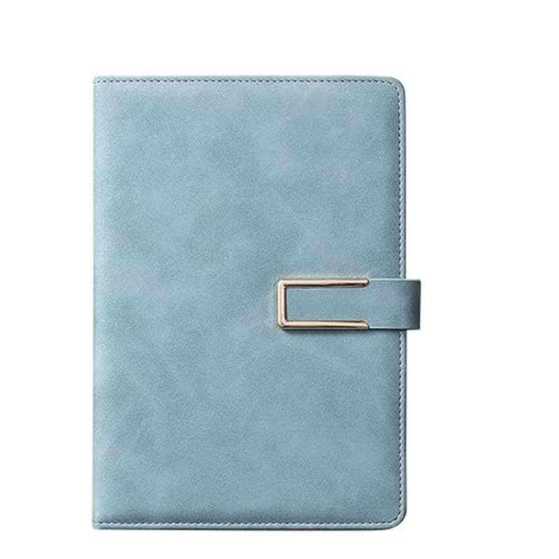 PU Leather Diary with Pen Holder (Sea Green, 200pg)