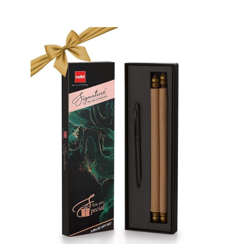 Cello Signature Jubilee Pen + Birthday Scroll Gift Set