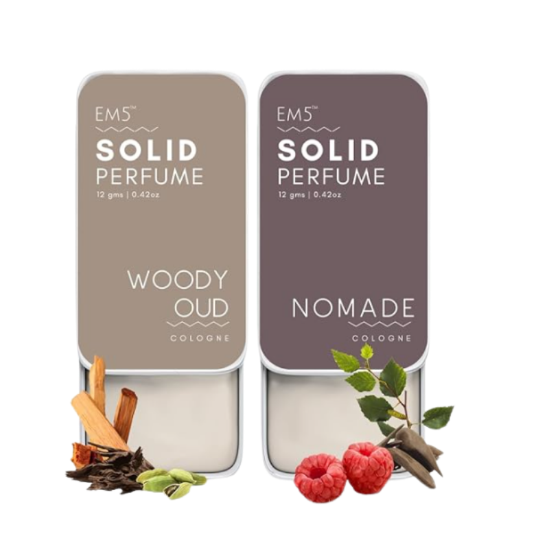 Alcohol-Free Solid Perfumes Combo (Oud + Nomade)