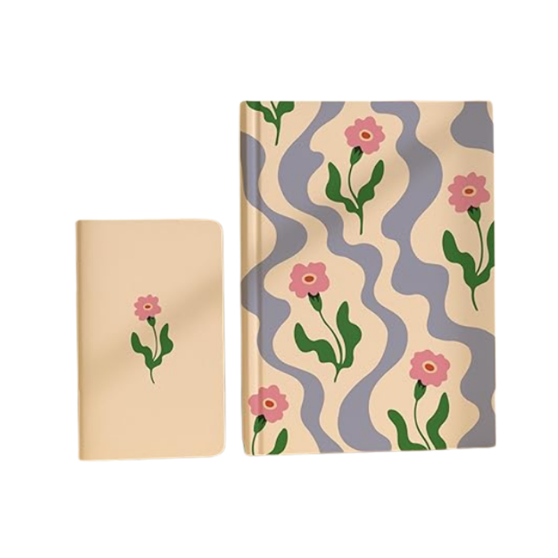 A5 Notebook + Pocket Diary Set (160pg, Ruled)