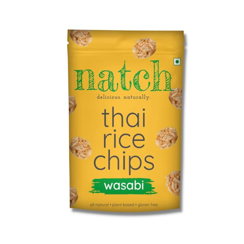 Natch Thai Sticky Rice Chips – Wasabi 100g