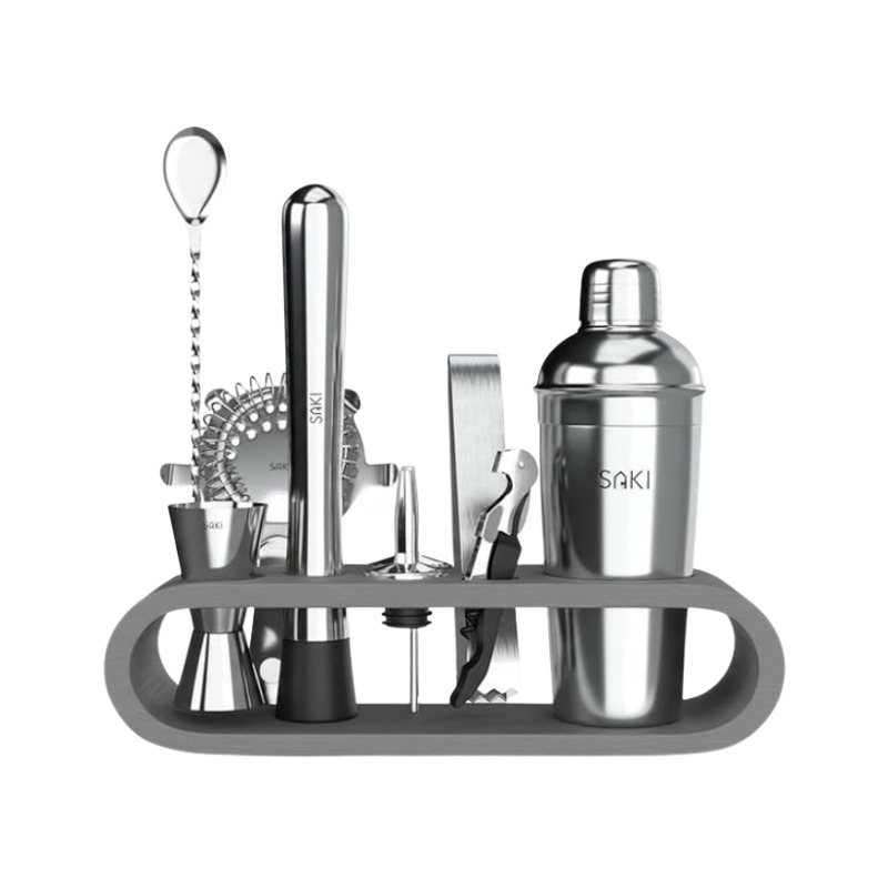 10pc Bartender Kit with Gray Stand