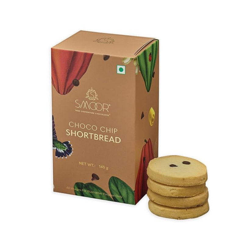 SMOOR Chocochip Shortbread Cookies – 145g