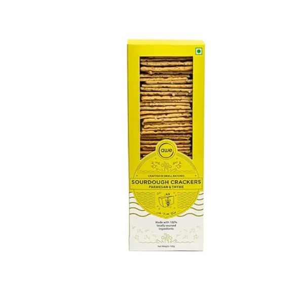 Awe Foods Sourdough Cheese Crackers - 150g