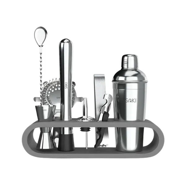 10pc Bartender Kit with Gray Stand