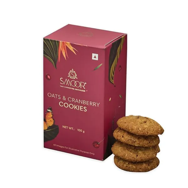 SMOOR Oats & Cranberry Cookies - 200g