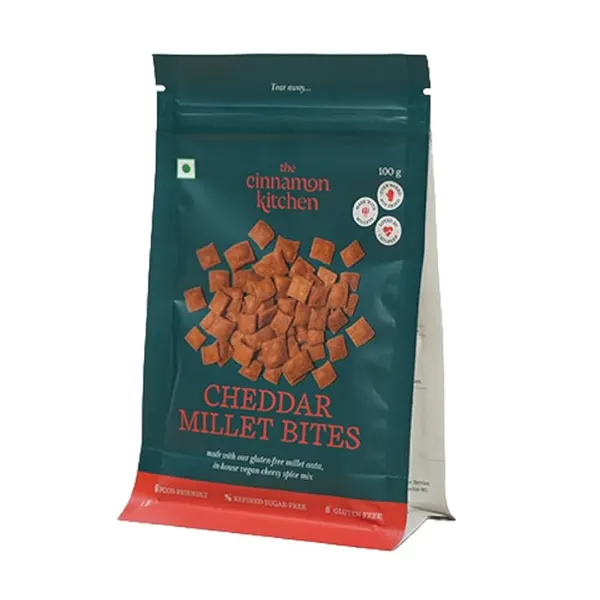 Cinnamon Kitchen Cheddar Millet Bites - 100g