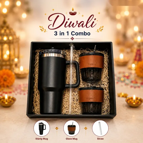 Diwali 3-in-1 Drinkware Combo