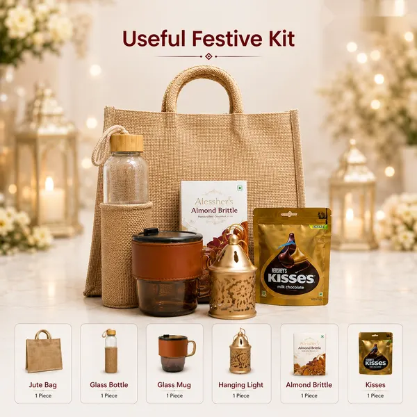 Useful Festive Kit - Jute Bag Set