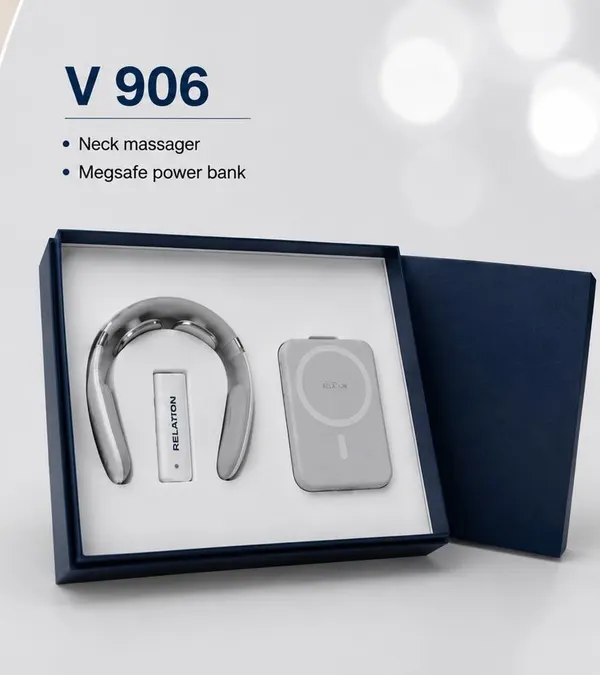 Neck Massager & MagSafe Power Bank Gift Set