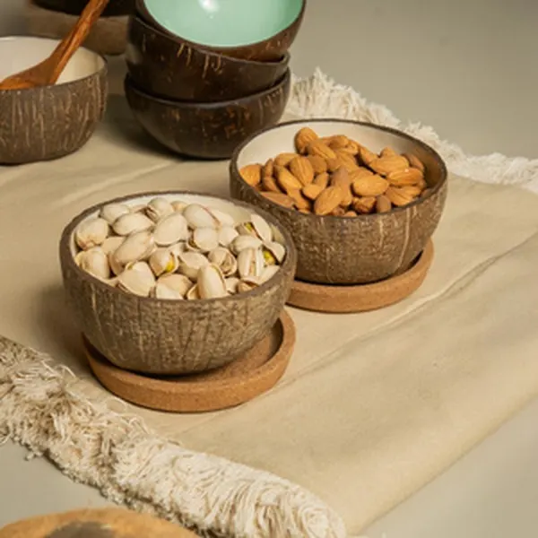 Natural Cream Round Bowl